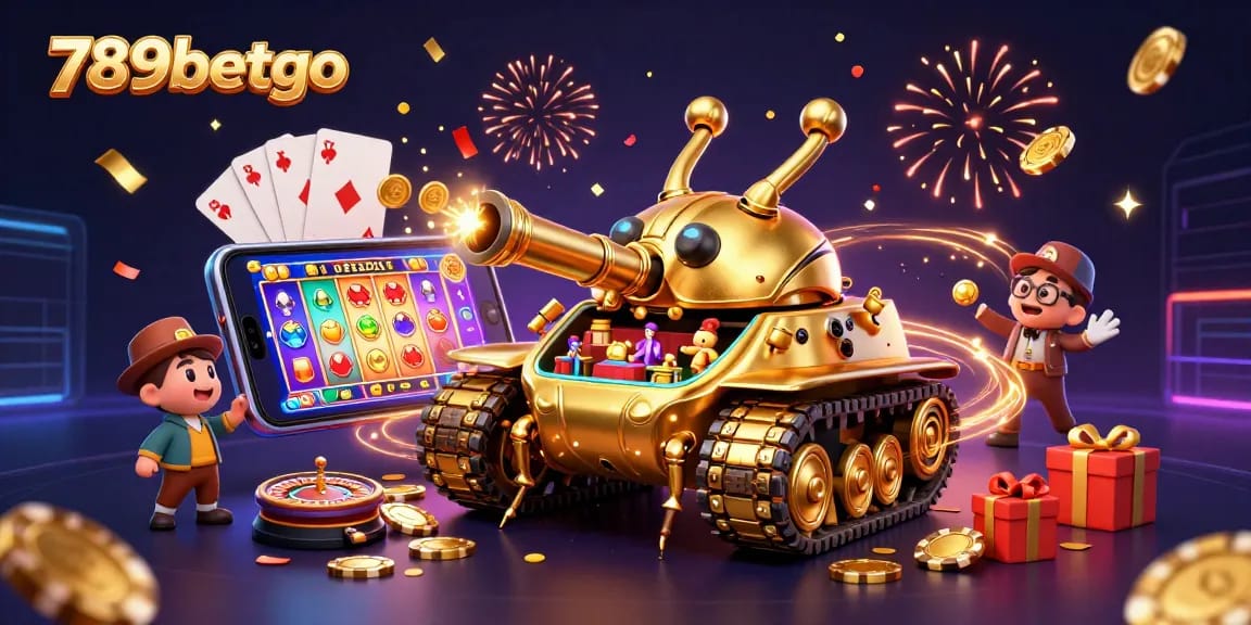 Experience thrilling gameplay at 789betgo with an engaging casino-themed 3D illustration.