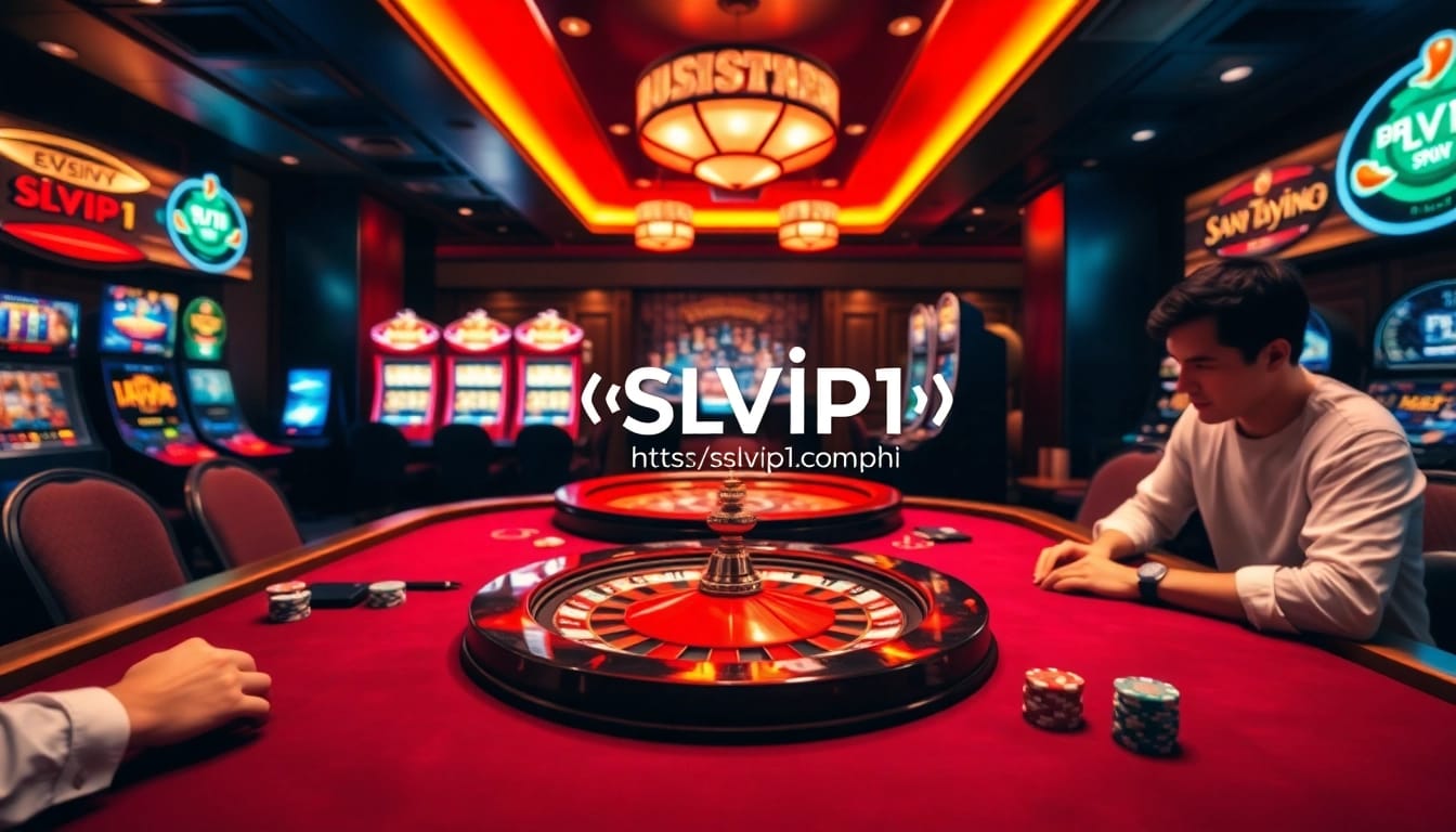 Experience thrilling gaming at https://slvip1.com.ph/ with a luxury casino ambiance and vibrant poker action.