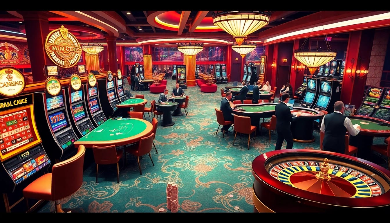 Players enjoying a thrilling QQ88 online casino experience with roulette and poker.