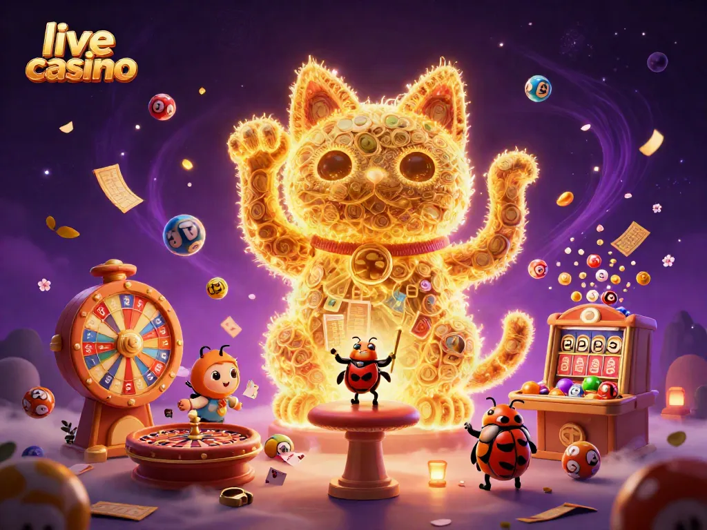 Permainan live casino yang interaktif dengan dealer langsung dalam suasana yang berwarna-warni dan menarik.