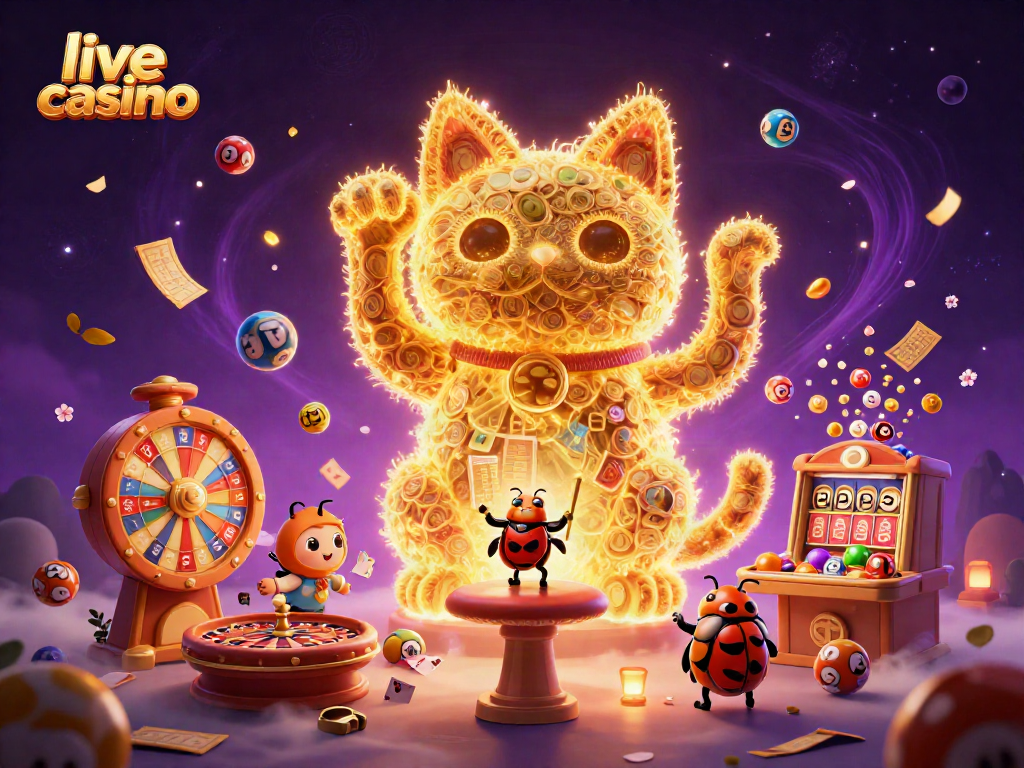Permainan live casino yang interaktif dengan dealer langsung dalam suasana yang berwarna-warni dan menarik.