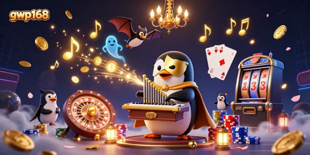 GWP168 memainkan slot dengan karakter unik dan lingkungan kasino fantastis.