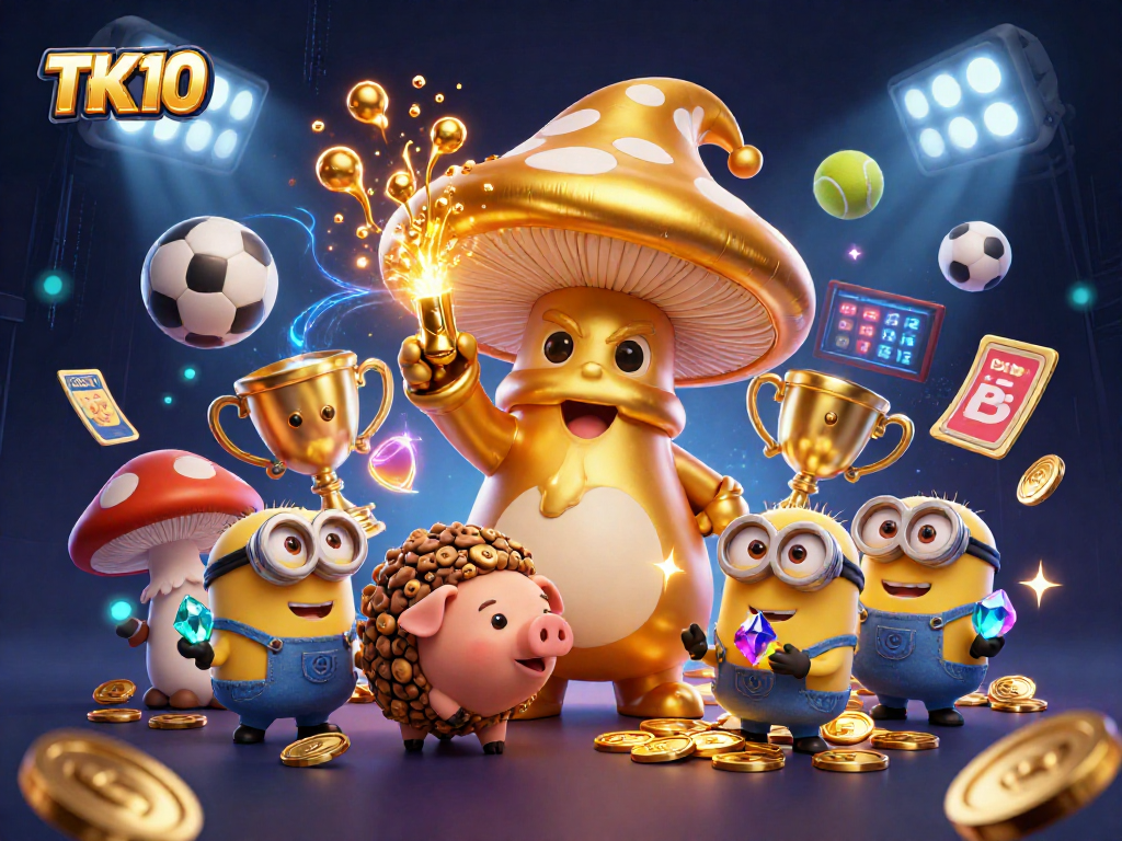 Engage with thrilling TK10 betting, featuring magical elements, sports memorabilia, and dynamic treasures.