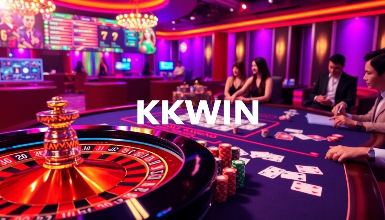 Experience thrilling online gaming at https://kkwin.diy/, featuring vibrant casino elements and excitement.