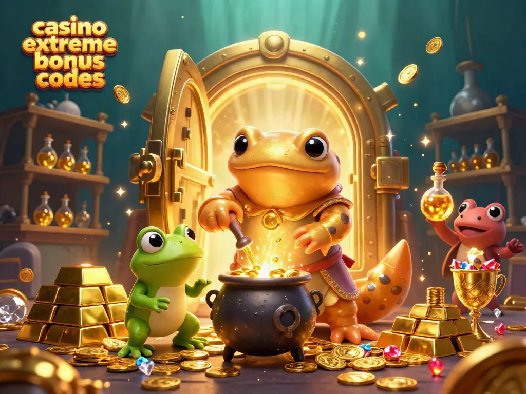 Win big with casino extreme bonus codes and enchanting fantasy elements in a vibrant scene.