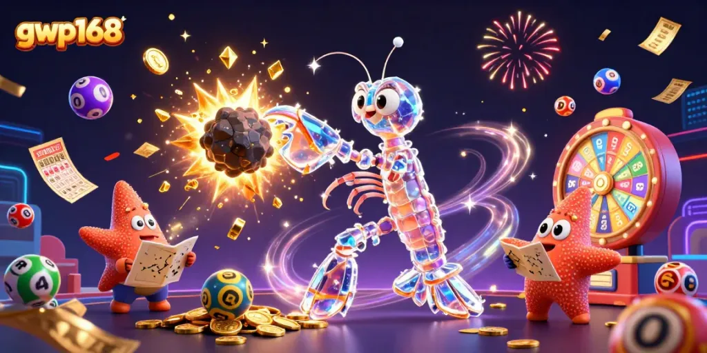 GWP168 menampilkan samurai galaksi bertarung dengan asteroida di kasino virtual dengan banyak elemen perjudian