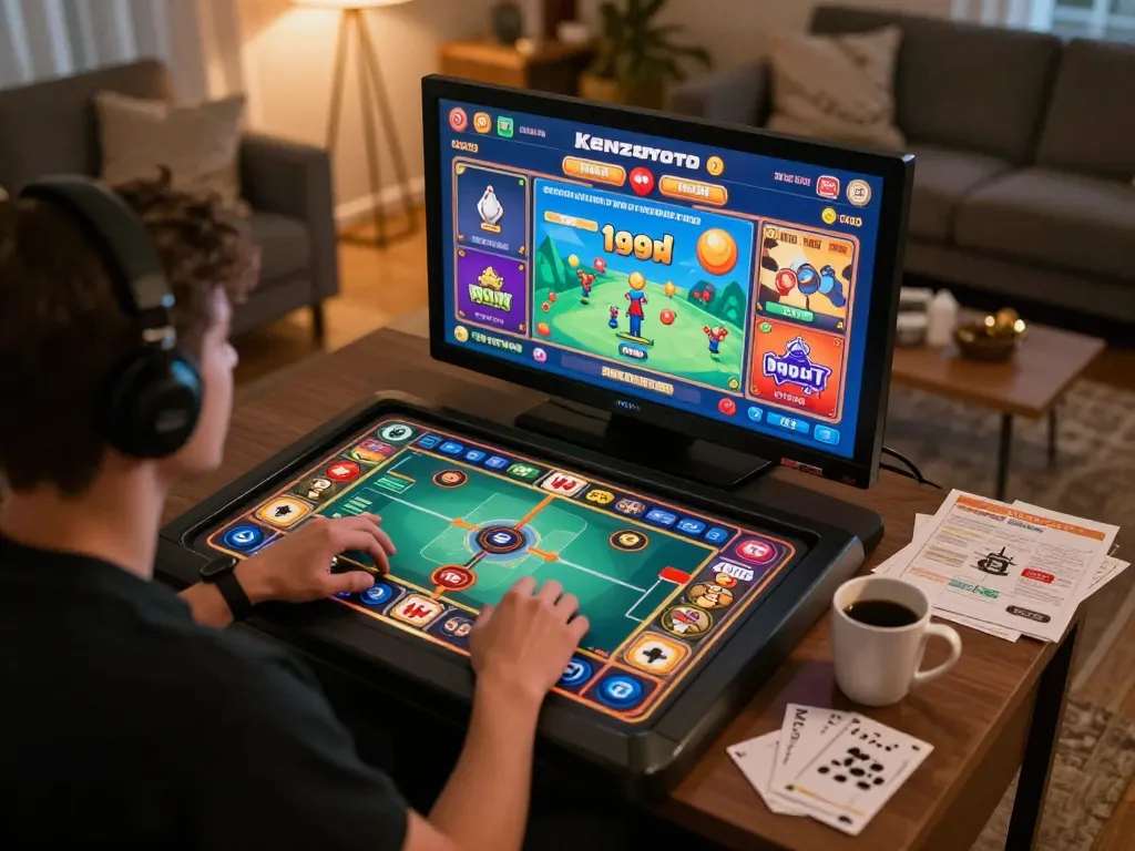 Rasakan sensasi permainan Kenzototo online saat pemain terlibat dalam keputusan strategis di pengaturan rumah yang nyaman