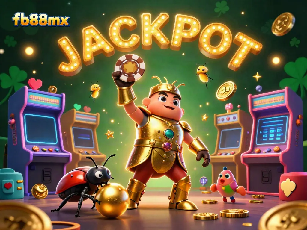 Experience thrilling adventures at fb88mx while watching a heroic beetle celebrate a big win.