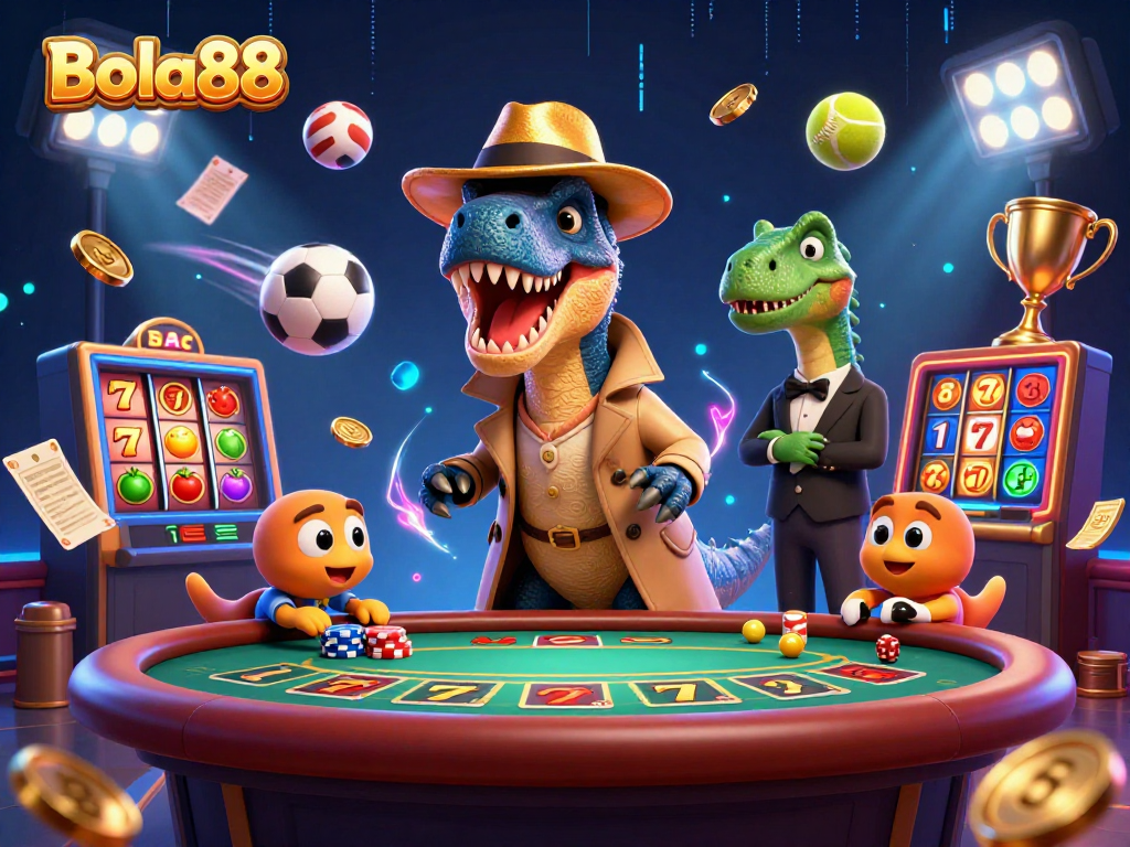 Bola88 menghadirkan aksi seru dengan velociraptor misterius di meja blackjack dan dinosaurus pit boss, penuh oleh pengalaman kasino menarik.