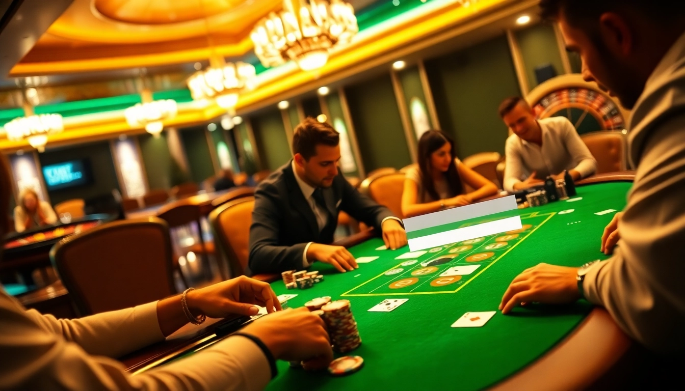 Experience excitement and efficiency with kpjitu login at a stunning casino poker table.
