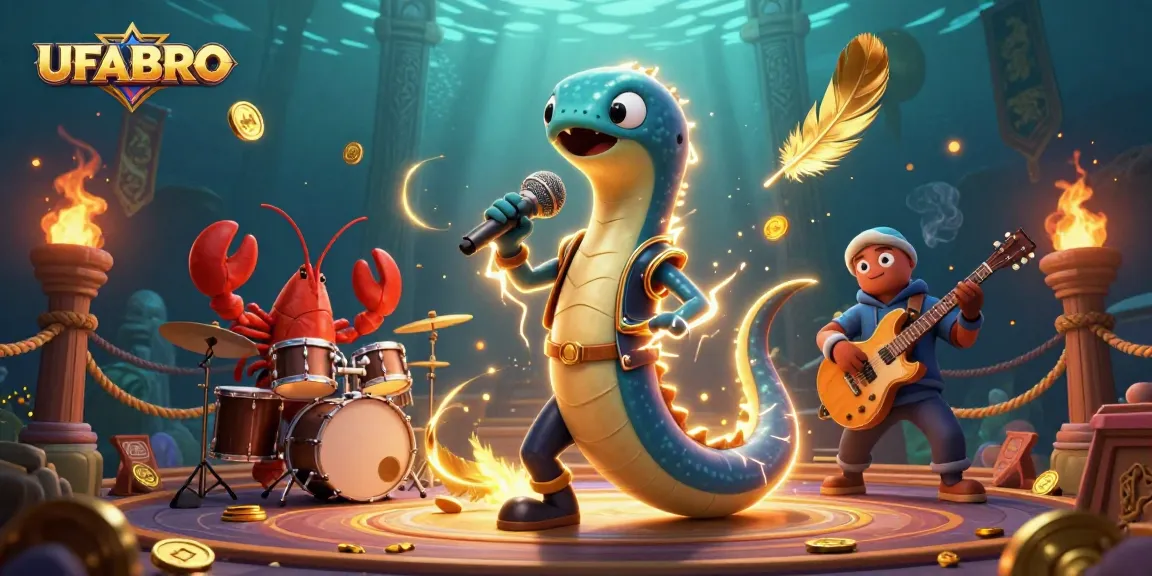 Experience thrilling gameplay with UFABRO's vibrant underwater casino adventure featuring unique characters.