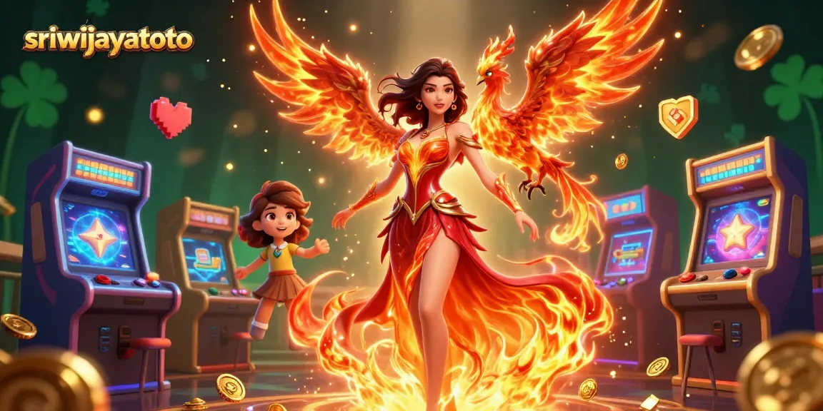 Sriwijayatoto showcases exciting gambling energy with vibrant characters and casino gaming elements