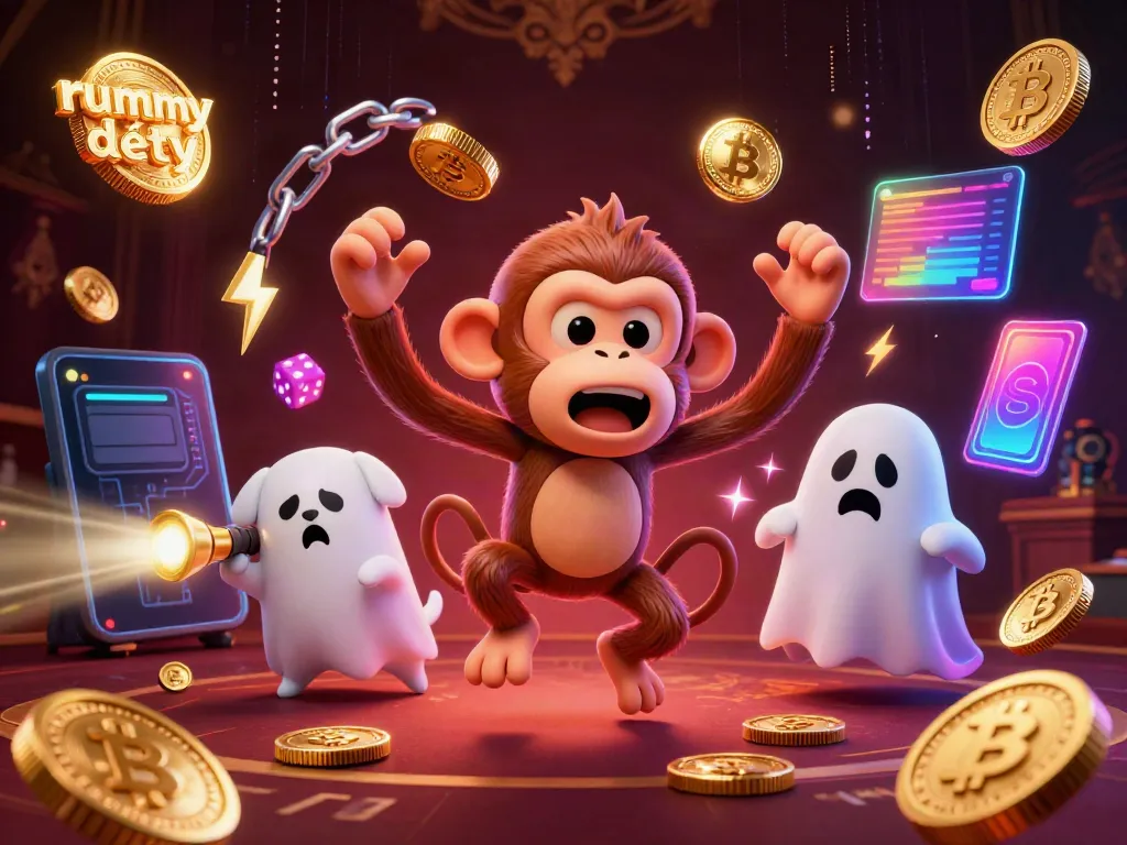 Rummy deity di kasino, monyet poltergeist dan anjing pemburu hantu berjaga.