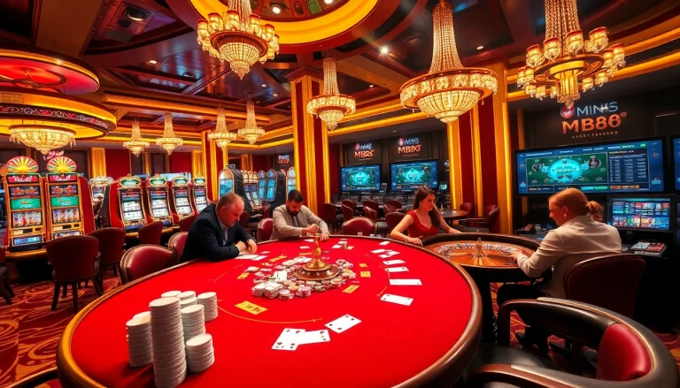 The excitement of gaming at MM88 sa com with vibrant tables and dynamic players.