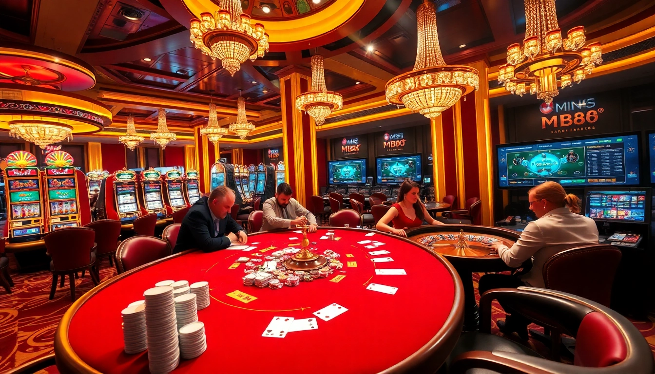 The excitement of gaming at MM88 sa com with vibrant tables and dynamic players.