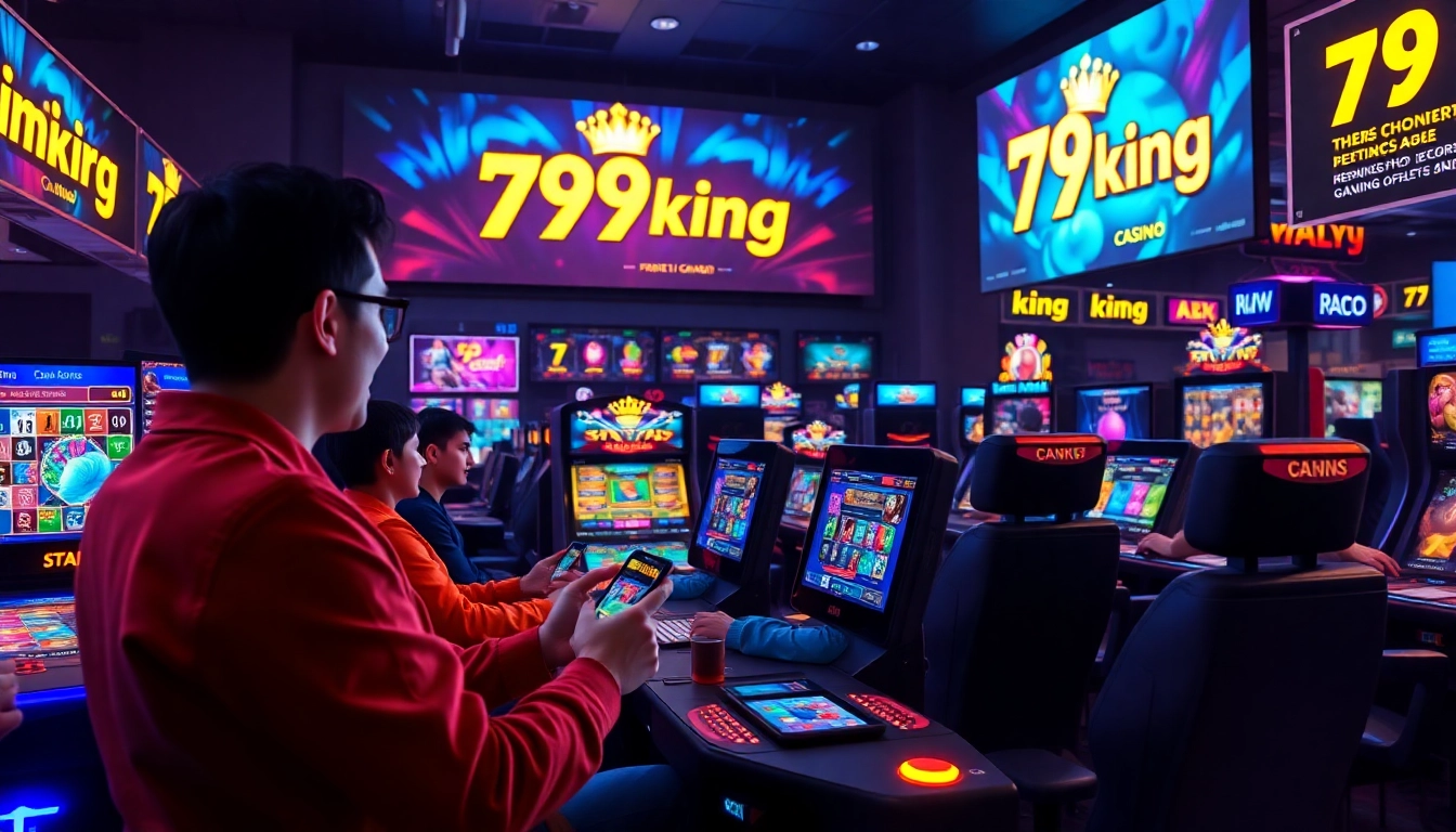 Engaging online gambling experience with 79king platform showcasing casino and sports betting.