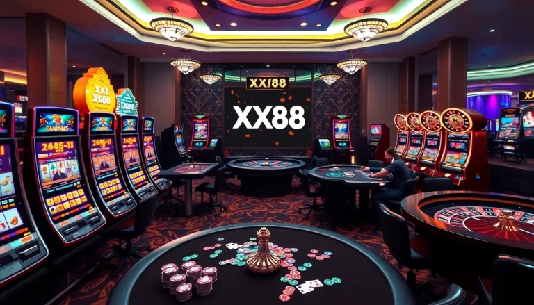 Experience winning strategies at XX88 with vibrant casino tables and thrilling gameplay.