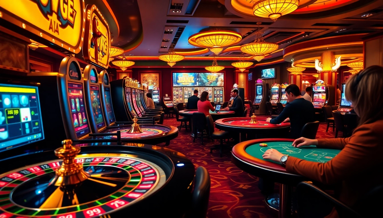 Explore the thrilling atmosphere of hi88com, showcasing engaging online gambling games and casino excitement.