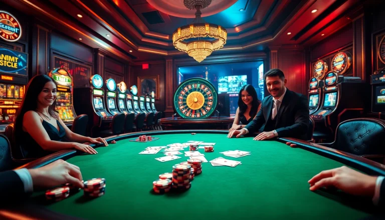 Experience the excitement of c168com.vip with thrilling casino games at a luxurious poker table.