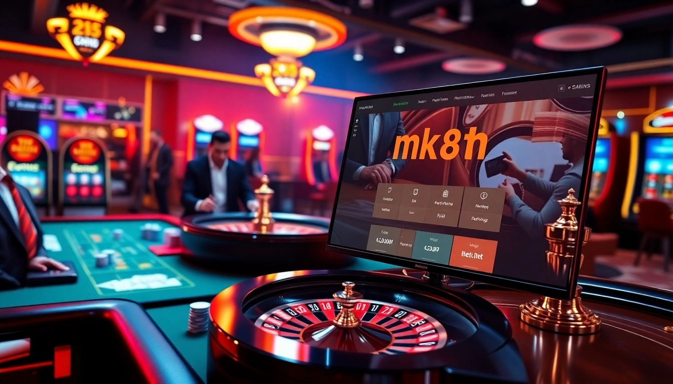 Experience thrilling online gambling with strategic play at https://mk8th.net/ featuring vibrant casino elements.