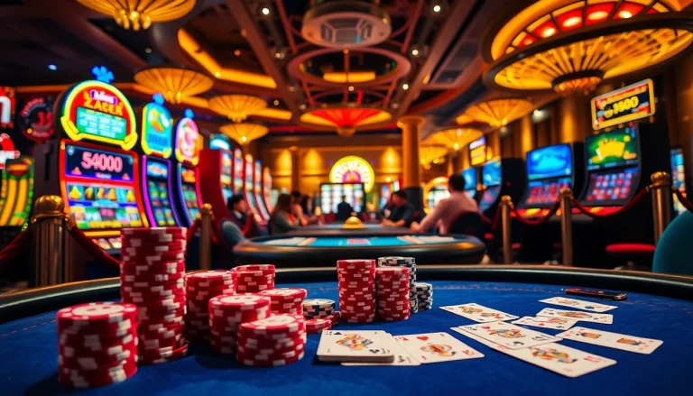 Players strategize at a poker table in an upscale casino environment represented by https://go88vn.id/.