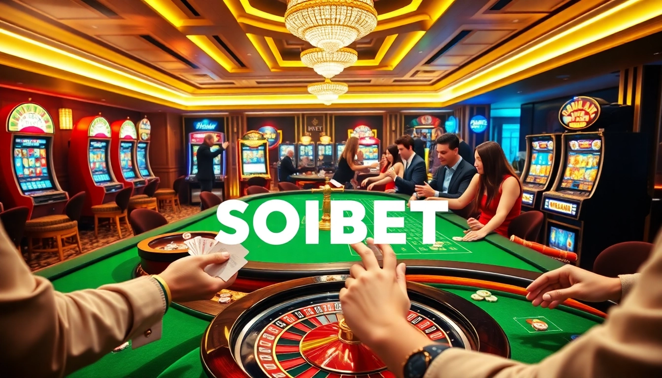 Experience thrilling gaming at SOIBET with vibrant tables, exciting slots, and competitive players.