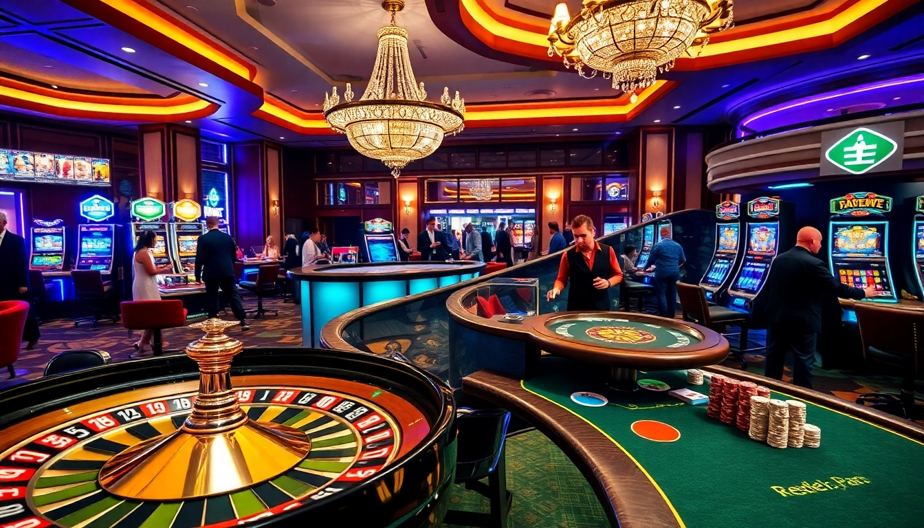 Gambler enjoying a thrilling roulette game at RR88 with vibrant atmosphere and luxurious decor.