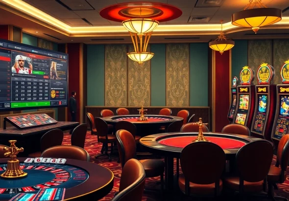 Engaging online betting scene from https://www.vvjl11.com/ featuring casino tables and vibrant gambling interfaces.