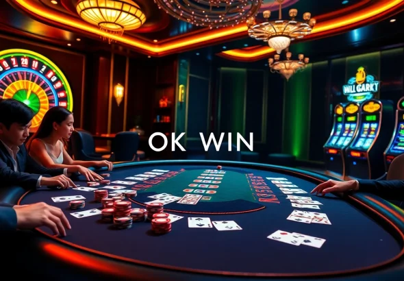 Experience the excitement of OK WIN with thrilling casino games and vibrant poker action.