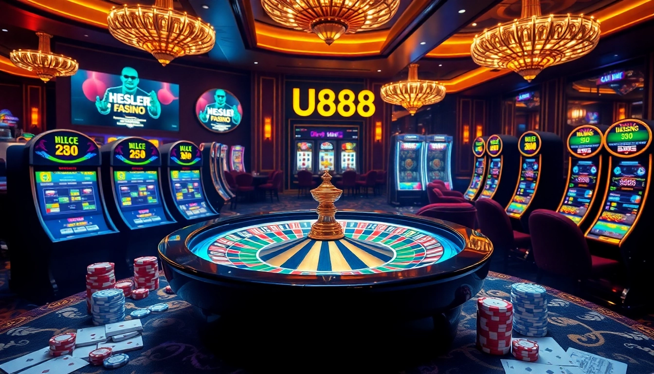 Play thrilling games at U888 online casino with vibrant slot machines and exciting betting options.
