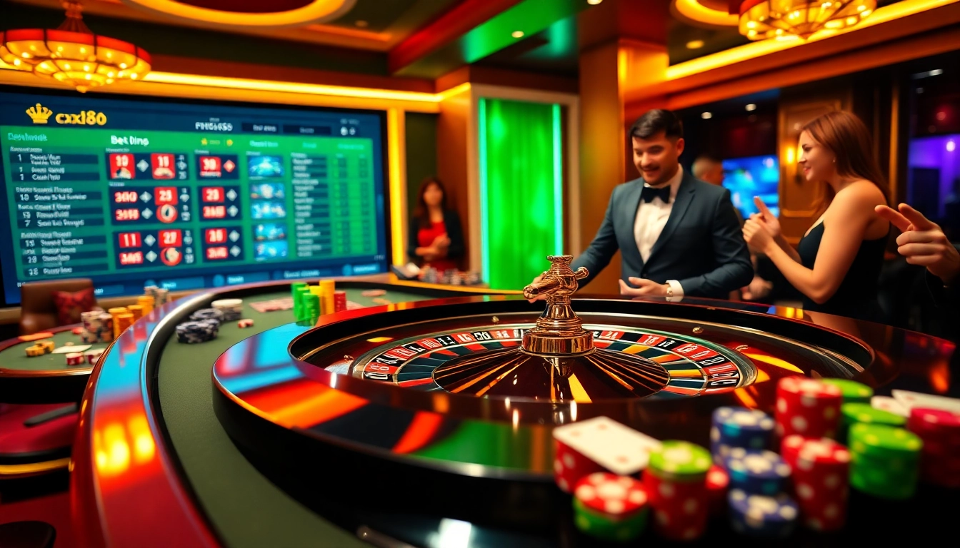 Experience luxurious online betting action at https://xx88.day/ featuring roulette, cards, and vibrant casino elements.
